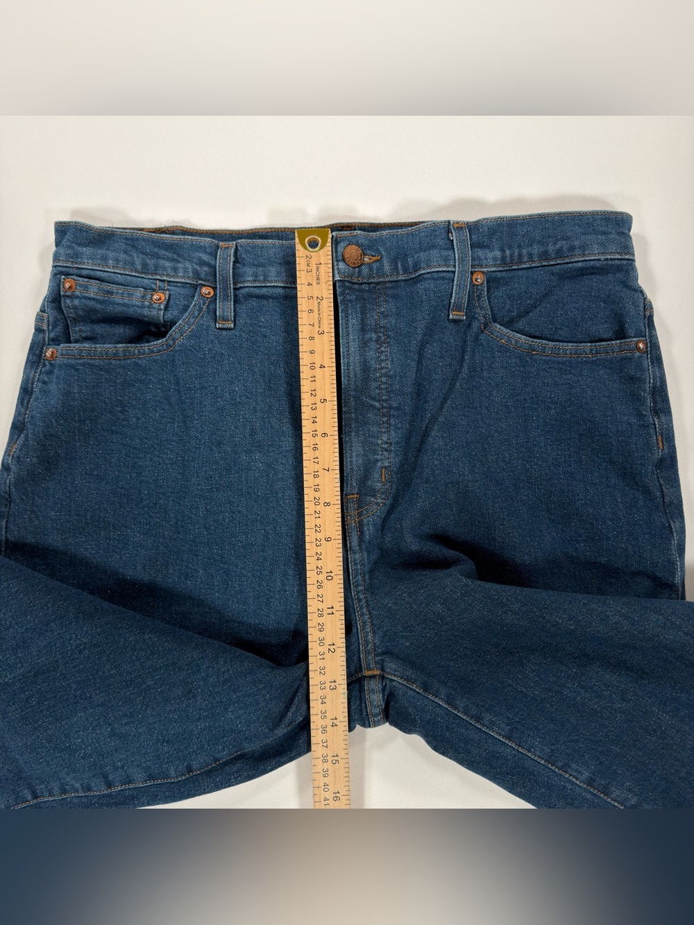 Madewell The Perfect Vintage Wide Leg Jeans Womens Size 32 High Rise Denim 32x30 - Picture 13 of 15